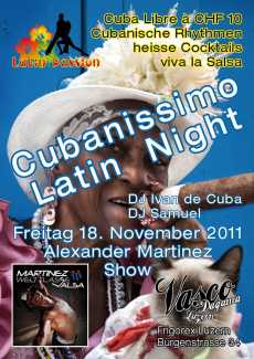 Cubanisissimo Latin Passion Night